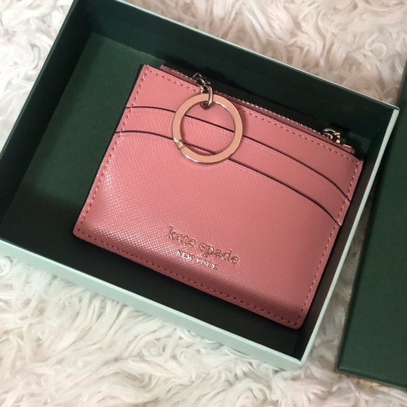 Kate Spade Morgan Cardholder, Salmon Pink - Picture 2 of 10
